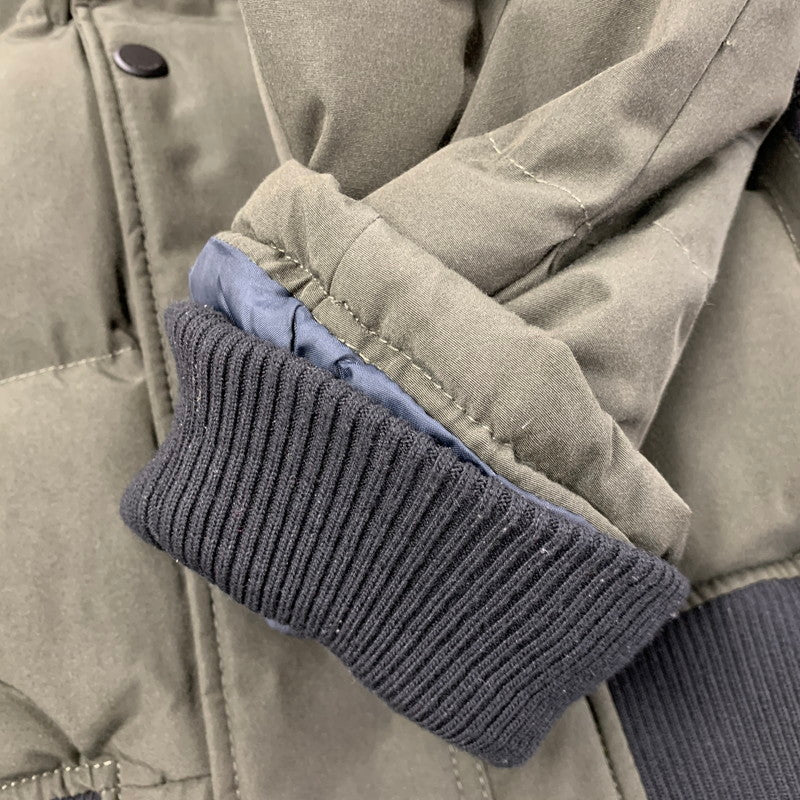 【中古品】【メンズ】 HOODED DOWN JACKET 15HZS2002 フーデッド ダウンジャケット アウター 147-260130-as-03-izu サイズ：M カラー：グリーン系 万代Net店