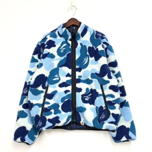 【中古品】【メンズ】 001LJK802007L ABC CAMO BOA RIPSTOP カモ ボア リップストップ REVERSIBLE JACKET リバーシブル ジャケット アウター 142-260128-ya-09-izu サイズ：F カラー：ブルー×ネイビー 万代Net店
