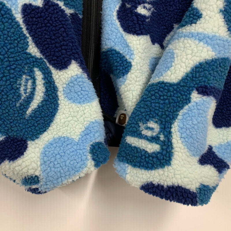 【中古品】【メンズ】 001LJK802007L ABC CAMO BOA RIPSTOP カモ ボア リップストップ REVERSIBLE JACKET リバーシブル ジャケット アウター 142-260128-ya-09-izu サイズ：F カラー：ブルー×ネイビー 万代Net店