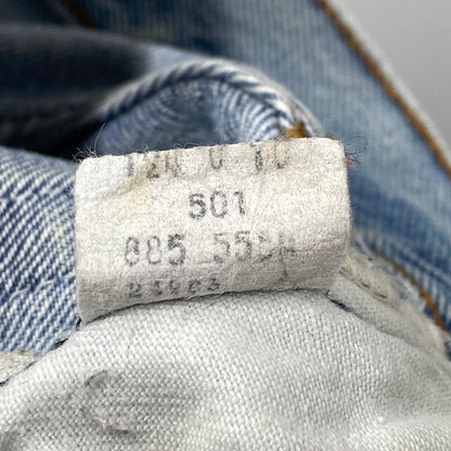 【中古品】【メンズ】 刻印555 501 DENIM PANTS デニムパンツ ボトムス ズボン 157-260130-tt-03-izu サイズ：W31/L36 カラー：ライトインディゴ 万代Net店