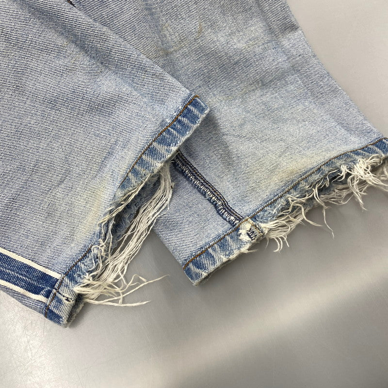 【中古品】【メンズ】 刻印555 501 DENIM PANTS デニムパンツ ボトムス ズボン 157-260130-tt-03-izu サイズ：W31/L36 カラー：ライトインディゴ 万代Net店