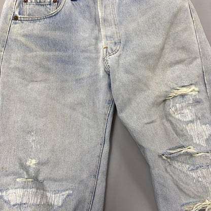 【中古品】【メンズ】 刻印555 501 DENIM PANTS デニムパンツ ボトムス ズボン 157-260130-tt-03-izu サイズ：W31/L36 カラー：ライトインディゴ 万代Net店