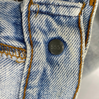 【中古品】【メンズ】 刻印555 501 DENIM PANTS デニムパンツ ボトムス ズボン 157-260130-tt-03-izu サイズ：W31/L36 カラー：ライトインディゴ 万代Net店