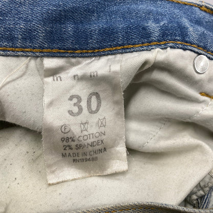 【現状渡し品】【メンズ】 MNML ミニマル BIKER SKINNY DENIM バイカースキニーデニム パンツ ボトムス ズボン 153-260130-tt-06-izu サイズ：30 カラー：ライトインディゴ 万代Net店