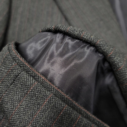 【中古品】【メンズ】 Polo by Ralph Lauren ポロバイラルフローレン STRIPE WOOL 3B TAILORED JACKET ストライプ ウール テーラードジャケット 三角タグ 日本製 146-260608-as-16-izu カラー：グレー系 万代Net店