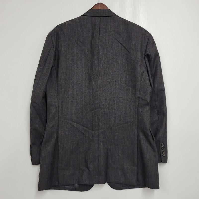 【中古品】【メンズ】 Polo by Ralph Lauren ポロバイラルフローレン STRIPE WOOL 3B TAILORED JACKET ストライプ ウール テーラードジャケット 三角タグ 日本製 146-260608-as-16-izu カラー：グレー系 万代Net店
