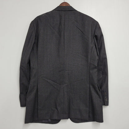 【中古品】【メンズ】 Polo by Ralph Lauren ポロバイラルフローレン STRIPE WOOL 3B TAILORED JACKET ストライプ ウール テーラードジャケット 三角タグ 日本製 146-260608-as-16-izu カラー：グレー系 万代Net店