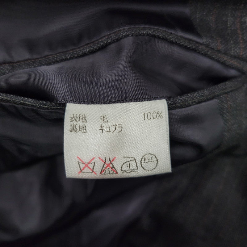 【中古品】【メンズ】 Polo by Ralph Lauren ポロバイラルフローレン STRIPE WOOL 3B TAILORED JACKET ストライプ ウール テーラードジャケット 三角タグ 日本製 146-260608-as-16-izu カラー：グレー系 万代Net店