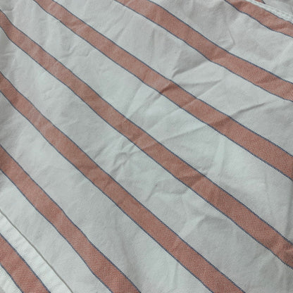 【中古品】【メンズ】 RED FLEECE レッドフリース STRIPE LS BD SHIRT ストライプ ロングスリーブ ボタンダウン シャツ 長袖 トップス 145-260130-as-04-izu サイズ：L カラー：ホワイト×レッド 万代Net店