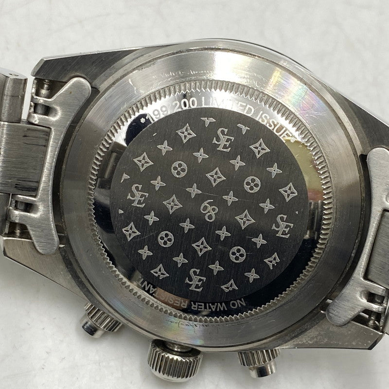 【中古品】【メンズ/レディース】 68＆BROTHERS シックスティエイトアンドブラザーズ CHR-6 24 LE MANS パンダ文字盤 CHRONOGRAPH QUARTZ クロノグラフ クォーツ 時計 腕時計 197-260531-kh-10-izu カラー：シルバー 万代Net店
