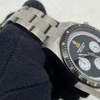 【中古品】【メンズ/レディース】 68＆BROTHERS シックスティエイトアンドブラザーズ CHR-6 24 LE MANS パンダ文字盤 CHRONOGRAPH QUARTZ クロノグラフ クォーツ 時計 腕時計 197-260531-kh-10-izu カラー：シルバー 万代Net店