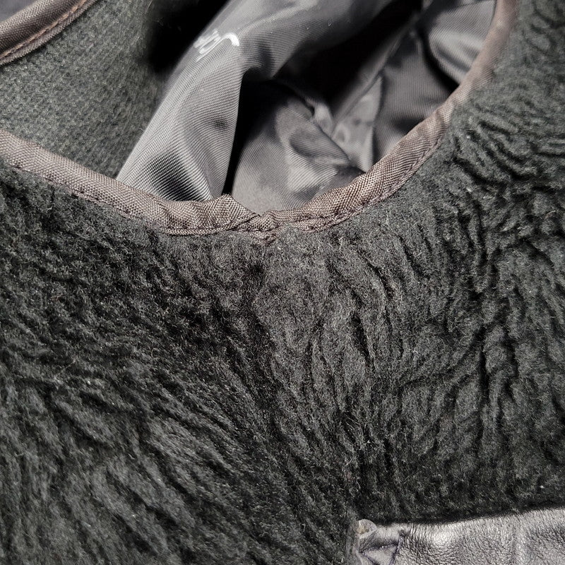 【現状渡し品】【メンズ】 LOT641 USA製 BOA LINER SINGLE RIDERS JACKET ボア ライナー シングル ライダース ジャケット アウター 145-260129-cs-14-izu サイズ：34 カラー：ブラック 万代Net店