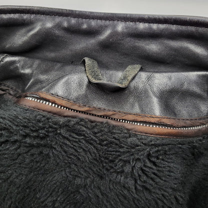 【現状渡し品】【メンズ】 LOT641 USA製 BOA LINER SINGLE RIDERS JACKET ボア ライナー シングル ライダース ジャケット アウター 145-260129-cs-14-izu サイズ：34 カラー：ブラック 万代Net店