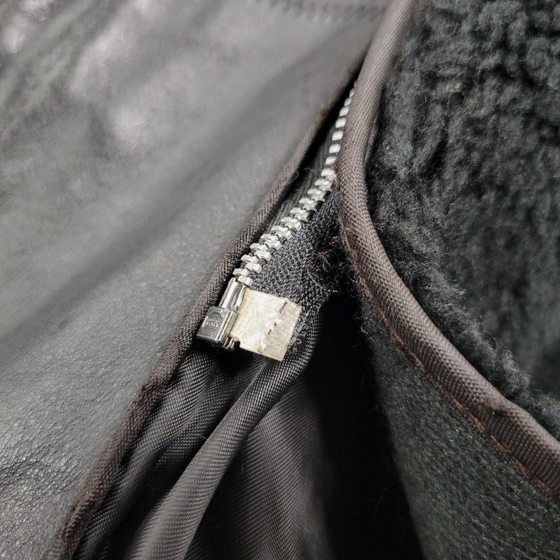 【現状渡し品】【メンズ】 LOT641 USA製 BOA LINER SINGLE RIDERS JACKET ボア ライナー シングル ライダース ジャケット アウター 145-260129-cs-14-izu サイズ：34 カラー：ブラック 万代Net店