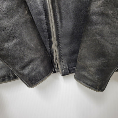 【現状渡し品】【メンズ】 LOT641 USA製 BOA LINER SINGLE RIDERS JACKET ボア ライナー シングル ライダース ジャケット アウター 145-260129-cs-14-izu サイズ：34 カラー：ブラック 万代Net店