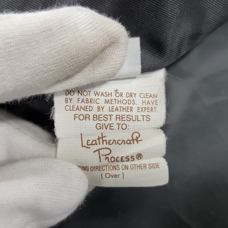 【現状渡し品】【メンズ】 LOT641 USA製 BOA LINER SINGLE RIDERS JACKET ボア ライナー シングル ライダース ジャケット アウター 145-260129-cs-14-izu サイズ：34 カラー：ブラック 万代Net店