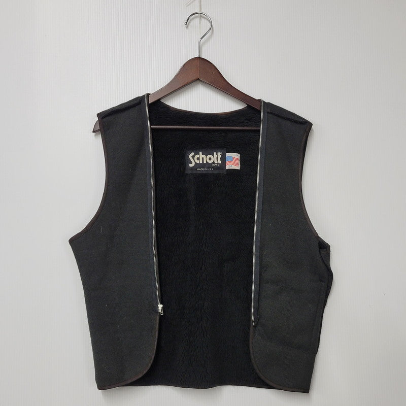 【現状渡し品】【メンズ】 LOT641 USA製 BOA LINER SINGLE RIDERS JACKET ボア ライナー シングル ライダース ジャケット アウター 145-260129-cs-14-izu サイズ：34 カラー：ブラック 万代Net店