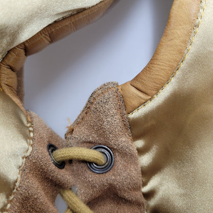 【中古品】【メンズ】 SKULL FLIGHT スカルフライト LACE UP SUEDE VEST レースアップ スウェード ベスト 145-260129-cs-12-izu サイズ：M カラー：ブラウン 万代Net店