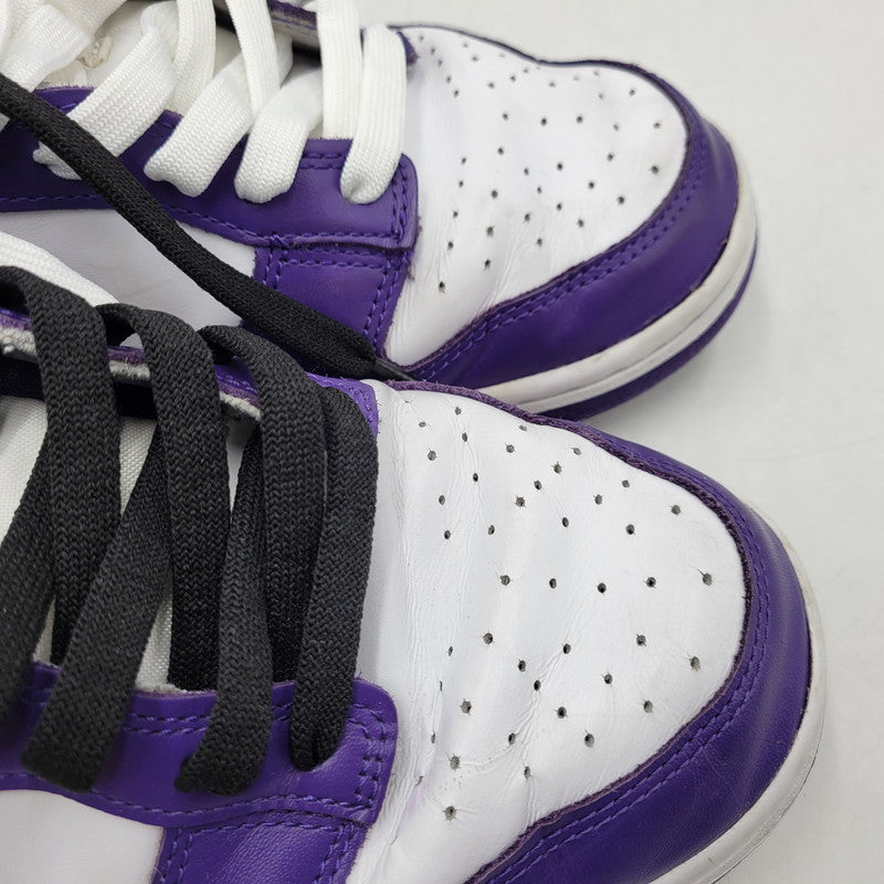 【中古品】【メンズ】 DD1391-104 DUNK LOW RETRO CHAMPIONSHIP COURT PURPLE ダンク ロー チャンピオンシップ コートパープル スニーカー 靴 160-260130-tt-08-izu サイズ：27.5cm カラー：WHITE/COURT PURPLE 万代Net店