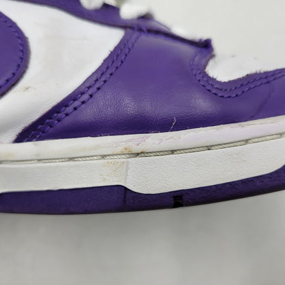 【中古品】【メンズ】 DD1391-104 DUNK LOW RETRO CHAMPIONSHIP COURT PURPLE ダンク ロー チャンピオンシップ コートパープル スニーカー 靴 160-260130-tt-08-izu サイズ：27.5cm カラー：WHITE/COURT PURPLE 万代Net店