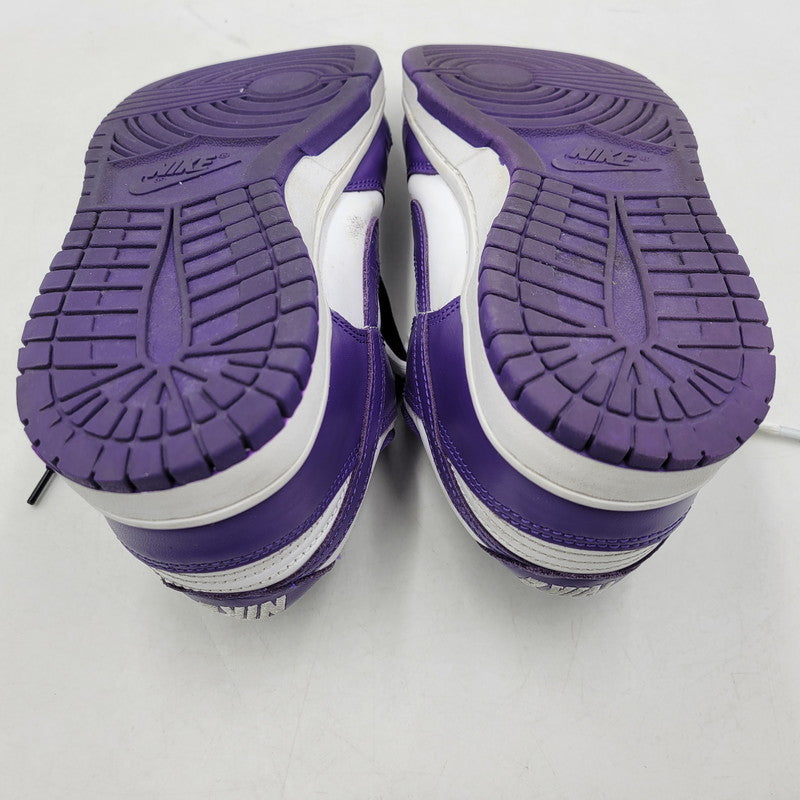 【中古品】【メンズ】 DD1391-104 DUNK LOW RETRO CHAMPIONSHIP COURT PURPLE ダンク ロー チャンピオンシップ コートパープル スニーカー 靴 160-260130-tt-08-izu サイズ：27.5cm カラー：WHITE/COURT PURPLE 万代Net店