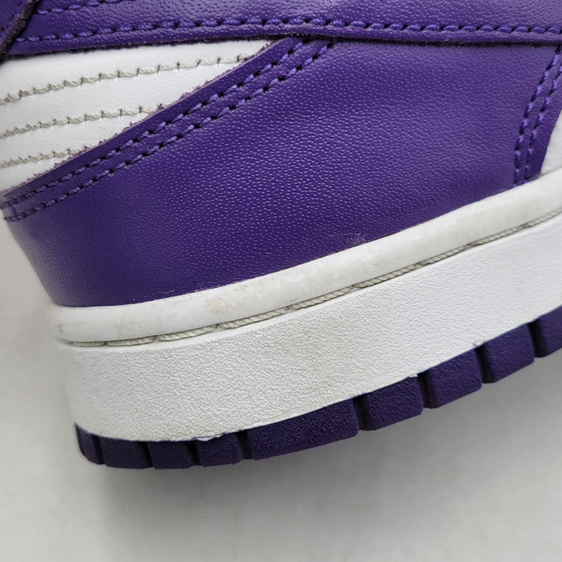 【中古品】【メンズ】 DD1391-104 DUNK LOW RETRO CHAMPIONSHIP COURT PURPLE ダンク ロー チャンピオンシップ コートパープル スニーカー 靴 160-260130-tt-08-izu サイズ：27.5cm カラー：WHITE/COURT PURPLE 万代Net店