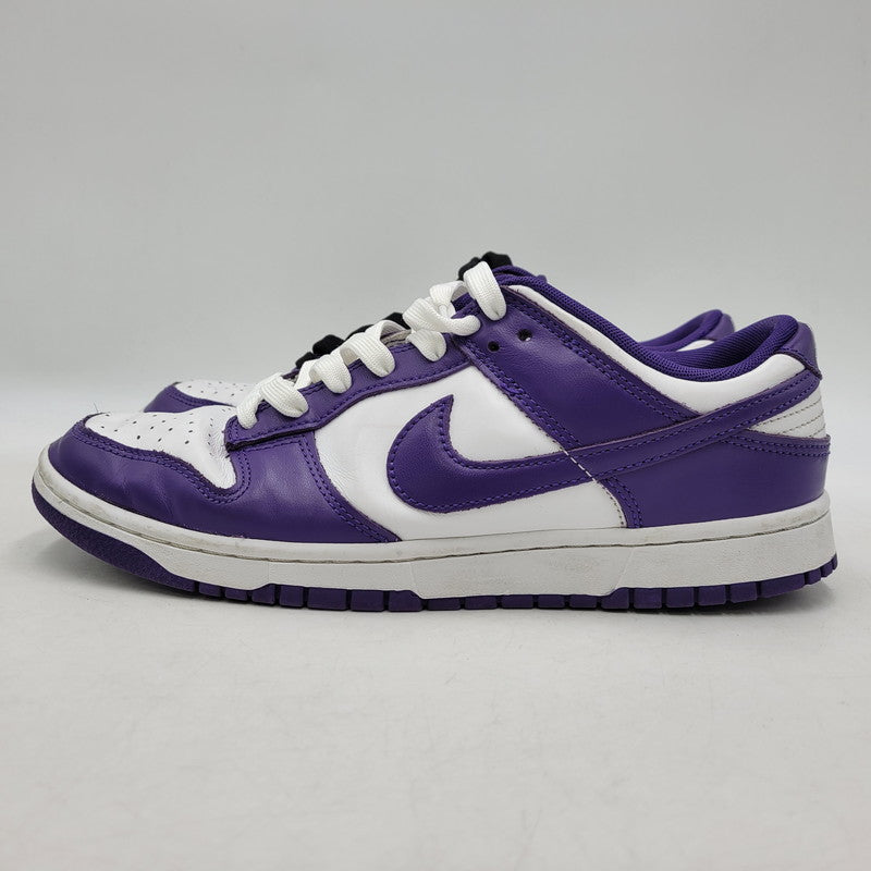 【中古品】【メンズ】 DD1391-104 DUNK LOW RETRO CHAMPIONSHIP COURT PURPLE ダンク ロー チャンピオンシップ コートパープル スニーカー 靴 160-260130-tt-08-izu サイズ：27.5cm カラー：WHITE/COURT PURPLE 万代Net店