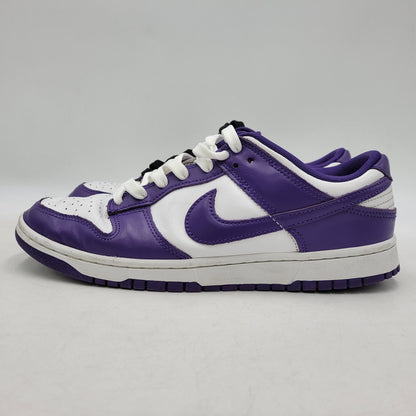 【中古品】【メンズ】 DD1391-104 DUNK LOW RETRO CHAMPIONSHIP COURT PURPLE ダンク ロー チャンピオンシップ コートパープル スニーカー 靴 160-260130-tt-08-izu サイズ：27.5cm カラー：WHITE/COURT PURPLE 万代Net店