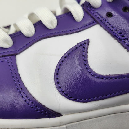 【中古品】【メンズ】 DD1391-104 DUNK LOW RETRO CHAMPIONSHIP COURT PURPLE ダンク ロー チャンピオンシップ コートパープル スニーカー 靴 160-260130-tt-08-izu サイズ：27.5cm カラー：WHITE/COURT PURPLE 万代Net店