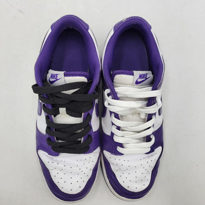 【中古品】【メンズ】 DD1391-104 DUNK LOW RETRO CHAMPIONSHIP COURT PURPLE ダンク ロー チャンピオンシップ コートパープル スニーカー 靴 160-260130-tt-08-izu サイズ：27.5cm カラー：WHITE/COURT PURPLE 万代Net店
