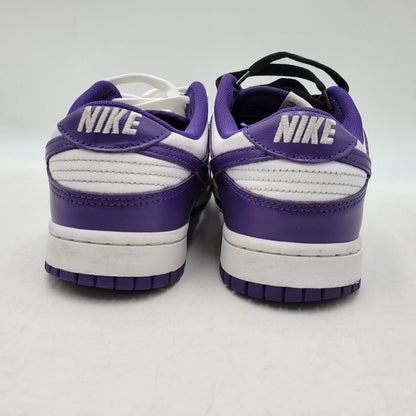 【中古品】【メンズ】 DD1391-104 DUNK LOW RETRO CHAMPIONSHIP COURT PURPLE ダンク ロー チャンピオンシップ コートパープル スニーカー 靴 160-260130-tt-08-izu サイズ：27.5cm カラー：WHITE/COURT PURPLE 万代Net店
