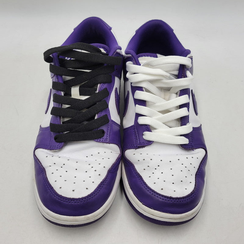 【中古品】【メンズ】 DD1391-104 DUNK LOW RETRO CHAMPIONSHIP COURT PURPLE ダンク ロー チャンピオンシップ コートパープル スニーカー 靴 160-260130-tt-08-izu サイズ：27.5cm カラー：WHITE/COURT PURPLE 万代Net店