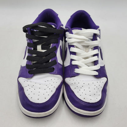 【中古品】【メンズ】 DD1391-104 DUNK LOW RETRO CHAMPIONSHIP COURT PURPLE ダンク ロー チャンピオンシップ コートパープル スニーカー 靴 160-260130-tt-08-izu サイズ：27.5cm カラー：WHITE/COURT PURPLE 万代Net店