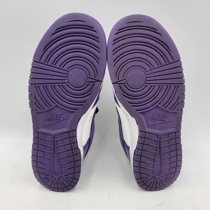 【中古品】【メンズ】 DD1391-104 DUNK LOW RETRO CHAMPIONSHIP COURT PURPLE ダンク ロー チャンピオンシップ コートパープル スニーカー 靴 160-260130-tt-08-izu サイズ：27.5cm カラー：WHITE/COURT PURPLE 万代Net店