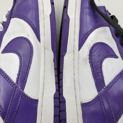 【中古品】【メンズ】 DD1391-104 DUNK LOW RETRO CHAMPIONSHIP COURT PURPLE ダンク ロー チャンピオンシップ コートパープル スニーカー 靴 160-260130-tt-08-izu サイズ：27.5cm カラー：WHITE/COURT PURPLE 万代Net店