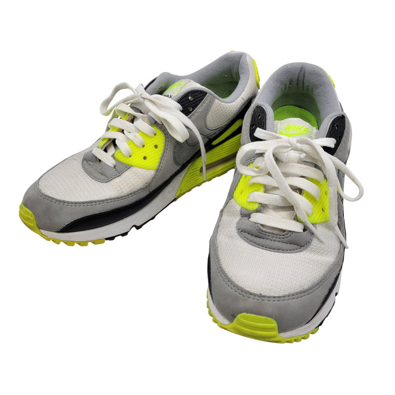 【中古品】【メンズ】 CD0881-103 AIR MAX 90 VOLT PARTICLE GREY エアマックス ボルトパーティクルグレー スニーカー 靴 160-260130-tt-09-izu サイズ：28cm カラー：WHITE/PARTICLE GREY-VOLT-BLACK 万代Net店