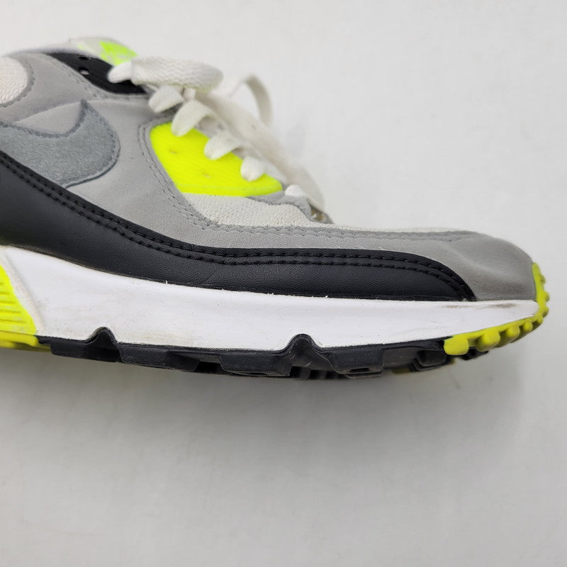 【中古品】【メンズ】 CD0881-103 AIR MAX 90 VOLT PARTICLE GREY エアマックス ボルトパーティクルグレー スニーカー 靴 160-260130-tt-09-izu サイズ：28cm カラー：WHITE/PARTICLE GREY-VOLT-BLACK 万代Net店