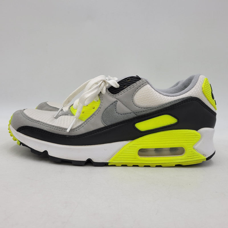 【中古品】【メンズ】 CD0881-103 AIR MAX 90 VOLT PARTICLE GREY エアマックス ボルトパーティクルグレー スニーカー 靴 160-260130-tt-09-izu サイズ：28cm カラー：WHITE/PARTICLE GREY-VOLT-BLACK 万代Net店
