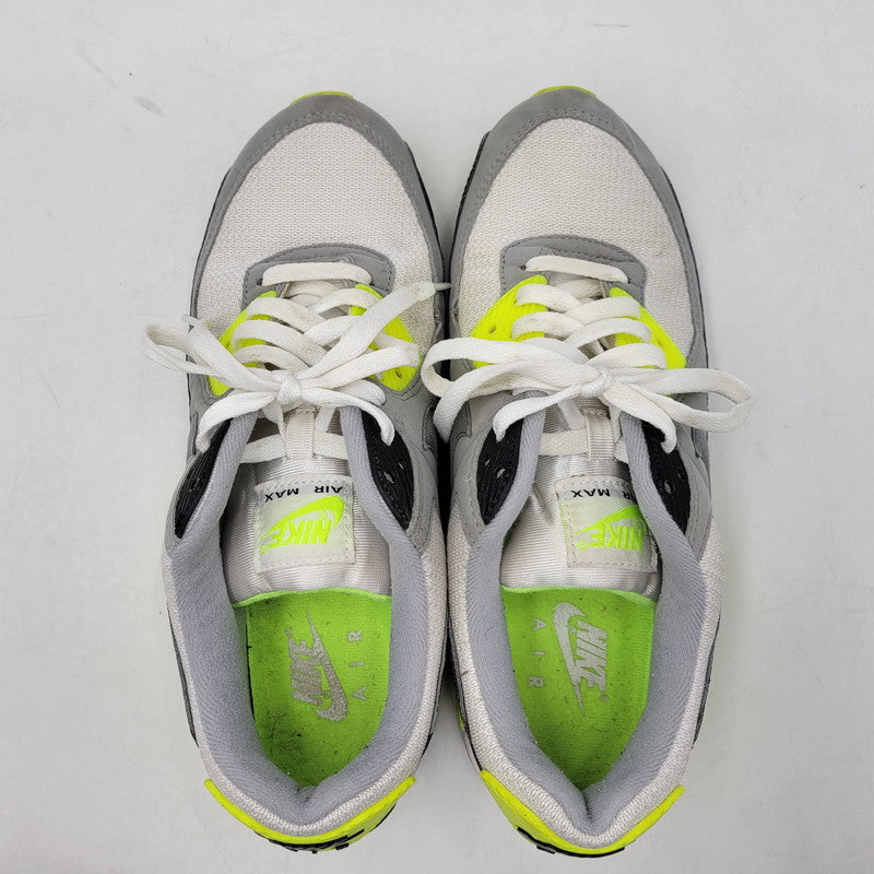 【中古品】【メンズ】 CD0881-103 AIR MAX 90 VOLT PARTICLE GREY エアマックス ボルトパーティクルグレー スニーカー 靴 160-260130-tt-09-izu サイズ：28cm カラー：WHITE/PARTICLE GREY-VOLT-BLACK 万代Net店