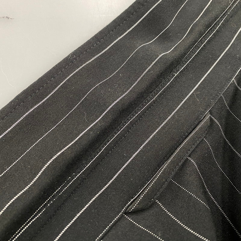 【中古品】【メンズ】 SAIKOUCHIKU SS STRIPE SHIRT HA020901AD 再構築 ショートスリーブ ストライプ シャツ 半袖 トップス 147-260214-as-09-izu サイズ：F カラー：ブラック×グレー 万代Net店