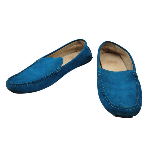 【中古品】【メンズ】 X6B001 SUEDE LOAFERS スエードローファー 靴 164-260130-kk-02-izu サイズ：41 カラー：ブルー 万代Net店