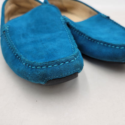 【中古品】【メンズ】 X6B001 SUEDE LOAFERS スエードローファー 靴 164-260130-kk-02-izu サイズ：41 カラー：ブルー 万代Net店
