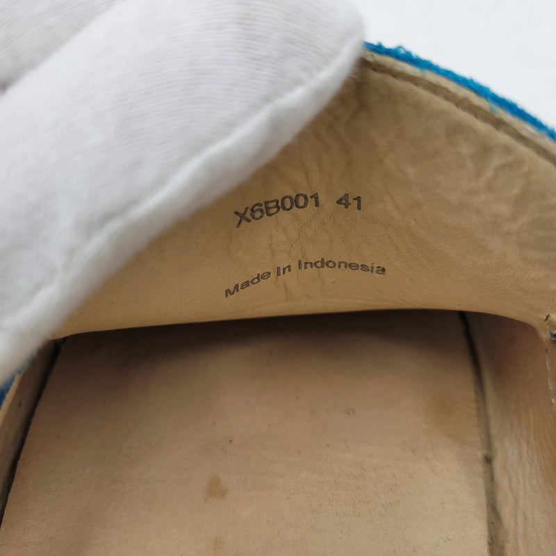 【中古品】【メンズ】 X6B001 SUEDE LOAFERS スエードローファー 靴 164-260130-kk-02-izu サイズ：41 カラー：ブルー 万代Net店