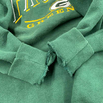 【中古品】【メンズ】 JERZEES ジャージーズ USA製 PACKERS TURTLE NECK SWEATSHIRT パッカーズタートルネック スウェットシャツ 146-260130-tt-13-izu サイズ：XL カラー：グリーン 万代Net店