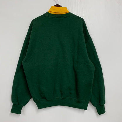 【中古品】【メンズ】 JERZEES ジャージーズ USA製 PACKERS TURTLE NECK SWEATSHIRT パッカーズタートルネック スウェットシャツ 146-260130-tt-13-izu サイズ：XL カラー：グリーン 万代Net店