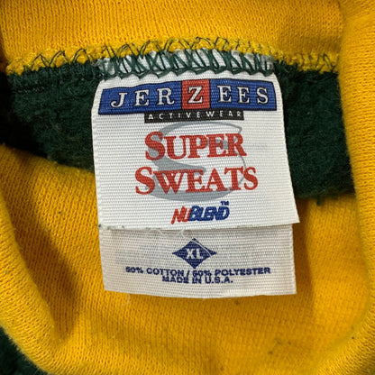 【中古品】【メンズ】 JERZEES ジャージーズ USA製 PACKERS TURTLE NECK SWEATSHIRT パッカーズタートルネック スウェットシャツ 146-260130-tt-13-izu サイズ：XL カラー：グリーン 万代Net店