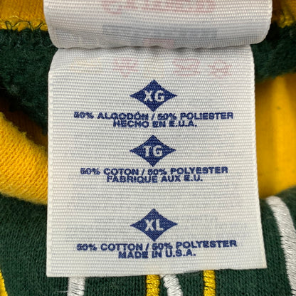 【中古品】【メンズ】 JERZEES ジャージーズ USA製 PACKERS TURTLE NECK SWEATSHIRT パッカーズタートルネック スウェットシャツ 146-260130-tt-13-izu サイズ：XL カラー：グリーン 万代Net店