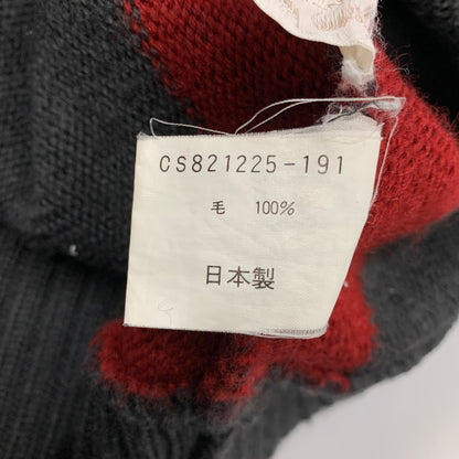 【中古品】【メンズ】 TURTLE KNIT SWEATER タートルニットセーター 146-260130-tt-14-izu サイズ：L カラー：グレー×レッド 万代Net店