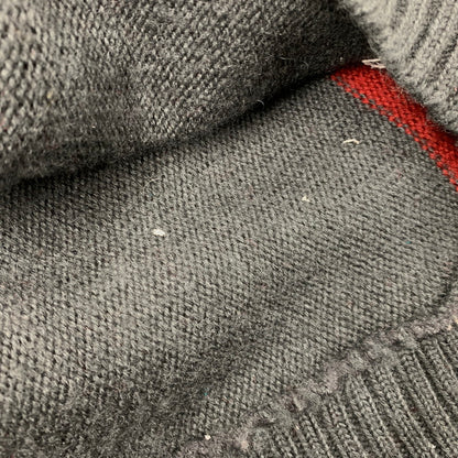 【中古品】【メンズ】 TURTLE KNIT SWEATER タートルニットセーター 146-260130-tt-14-izu サイズ：L カラー：グレー×レッド 万代Net店
