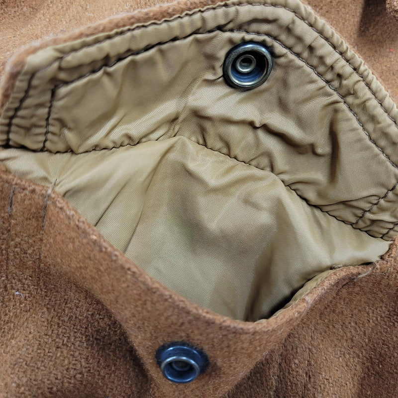 【中古品】【メンズ】 LS WOOL SHIRT WPL6635 ロングスリーブ ウールシャツ 長袖 トップス 146-260131-as-15-izu サイズ：S カラー：ブラウン 万代Net店